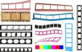 多媒体影视编辑胶片素材