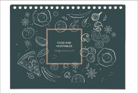 蔬菜手绘稿画册