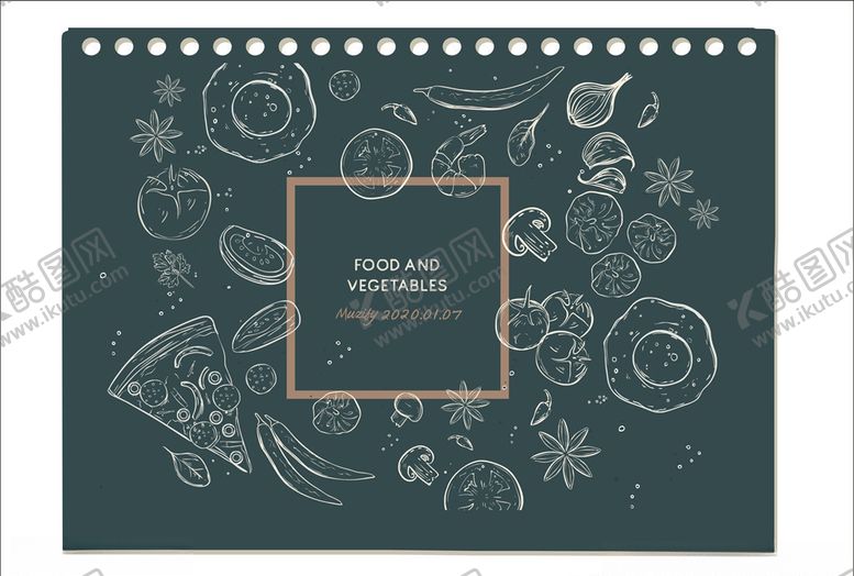 编号：96113910310205486958【酷图网】源文件下载-蔬菜手绘稿画册