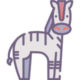 动物斑马简笔画