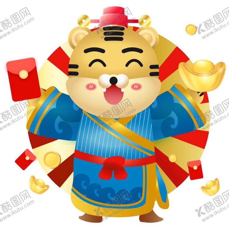 编号：25964612051749151497【酷图网】源文件下载-卡通老虎
