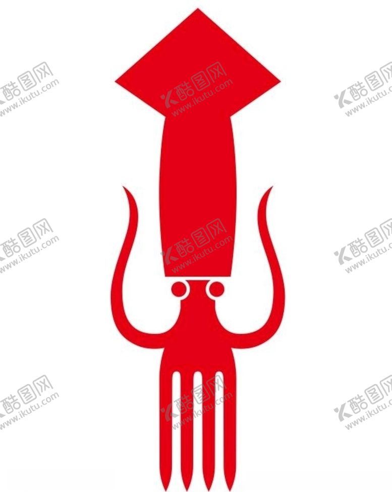 编号：43809706281448488916【酷图网】源文件下载-矢量鱿鱼