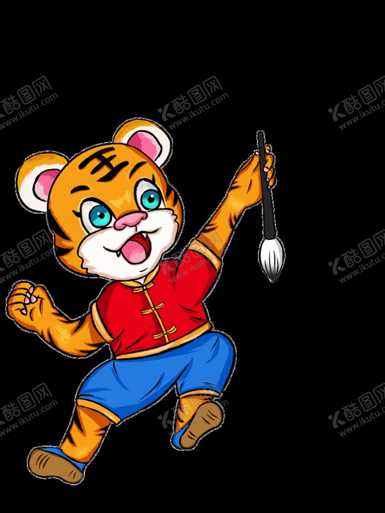 编号：89309910311506075422【酷图网】源文件下载-卡通老虎