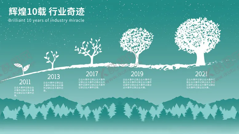 编号：90712803231456234281【酷图网】源文件下载-企业公司发展历程时间轴大事件