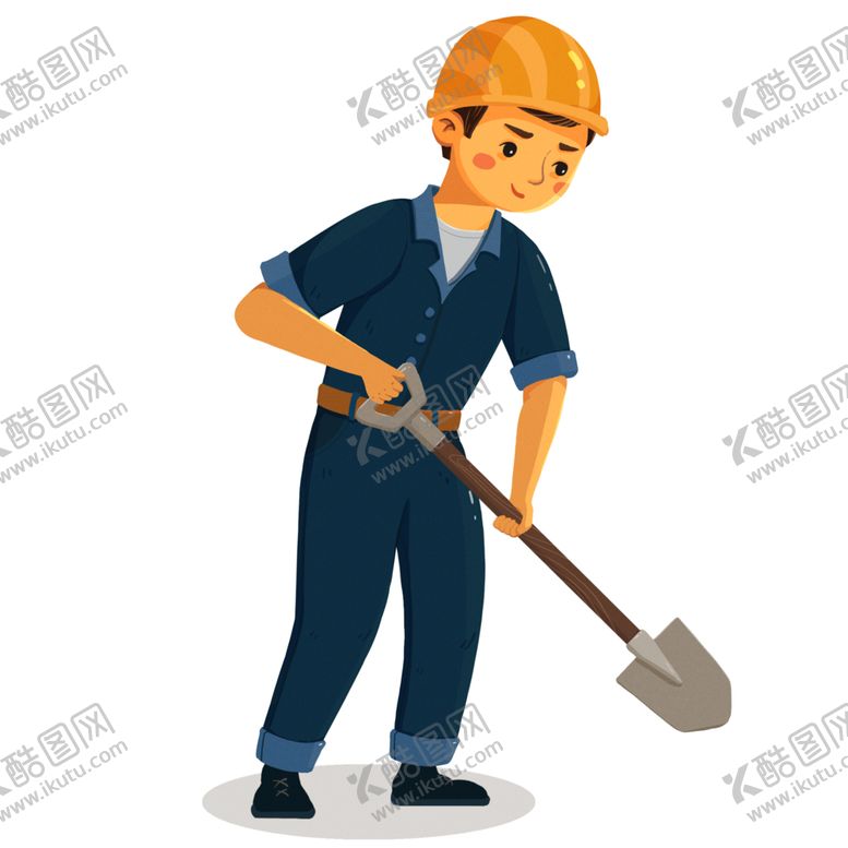 编号：61343002131100535753【酷图网】源文件下载-建筑工人插画