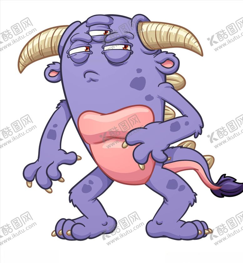 编号：24838909211107381977【酷图网】源文件下载-卡通怪兽