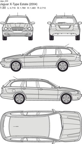 手绘家用轿车