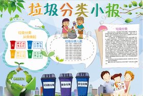 垃圾分类小报