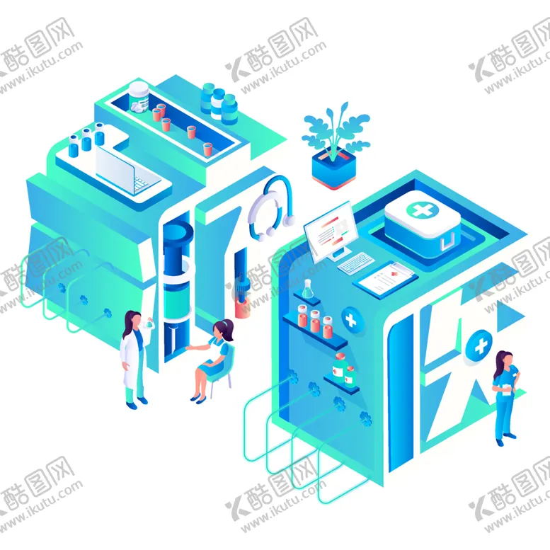 编号：84853512112105228803【酷图网】源文件下载-科技扁平插画卡通3D商务