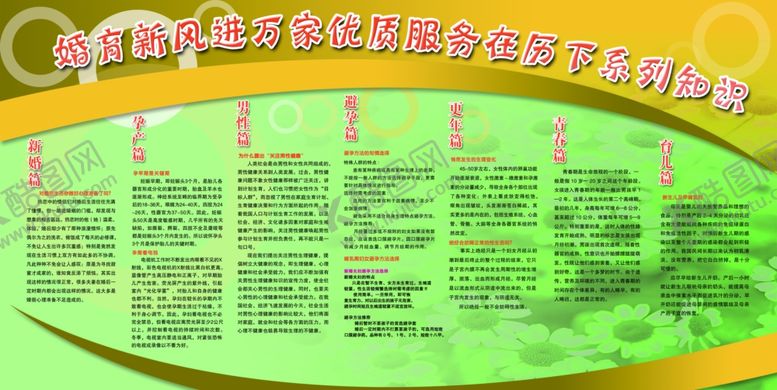编号：66845402130544405382【酷图网】源文件下载-婚育系列知识