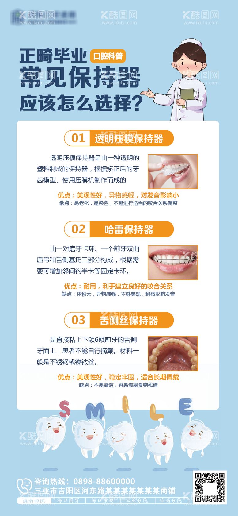 编号：79198512021116022856【酷图网】源文件下载-口腔小知识科普海报