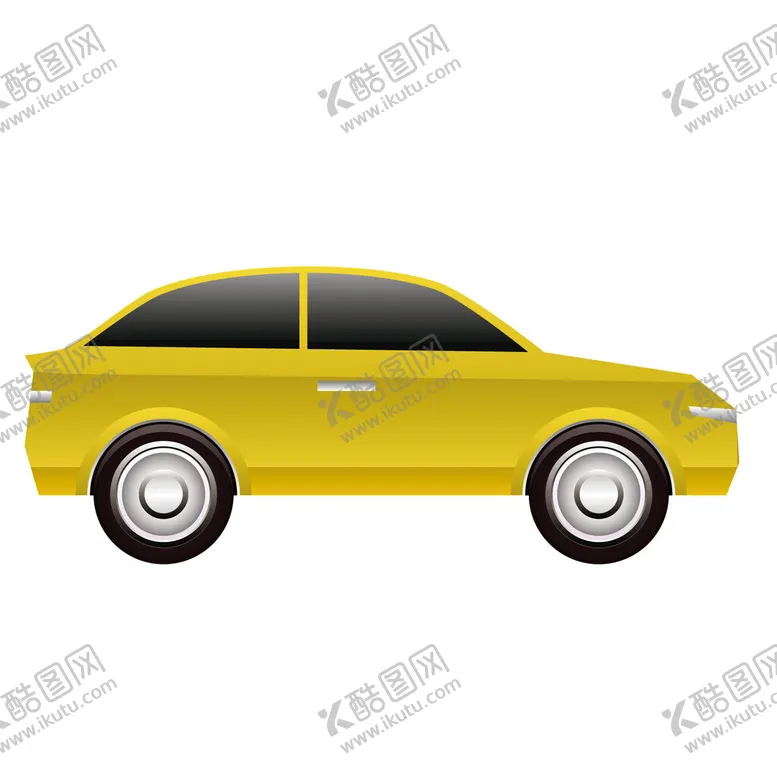 编号：28018201240501012229【酷图网】源文件下载-黄色小轿车