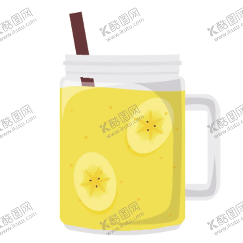 编号：29805506180021163667【酷图网】源文件下载-夏日冷饮矢量插画