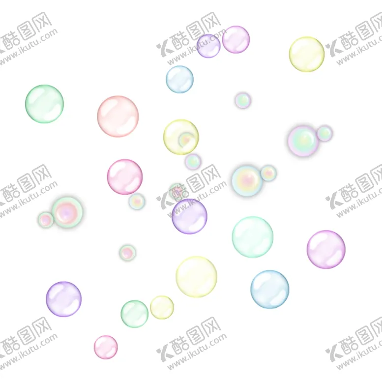 编号：92250806251546418866【酷图网】源文件下载-七彩泡泡
