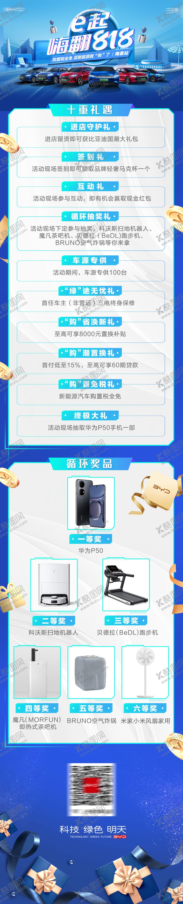 编号：24480106152024513095【酷图网】源文件下载-汽车政策多重礼十重礼长图海报