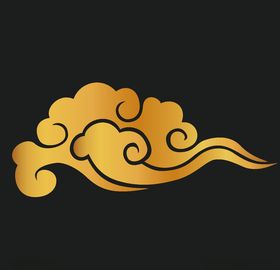 矢量祥云古典祥云流线祥云