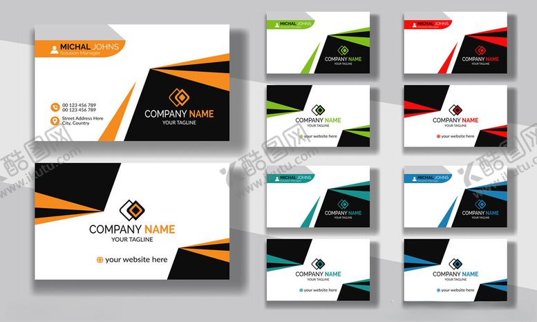 编号：43852510210532194452【酷图网】源文件下载-商务名片