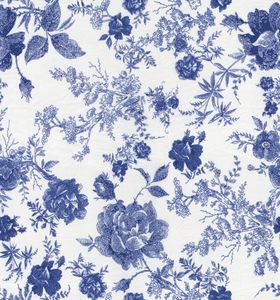 蓝白花卉图案背景