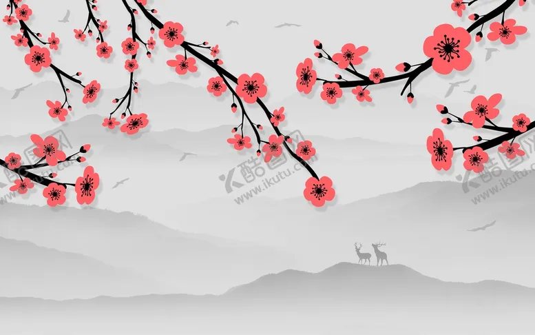 编号：71058910060158475361【酷图网】源文件下载-水墨背景