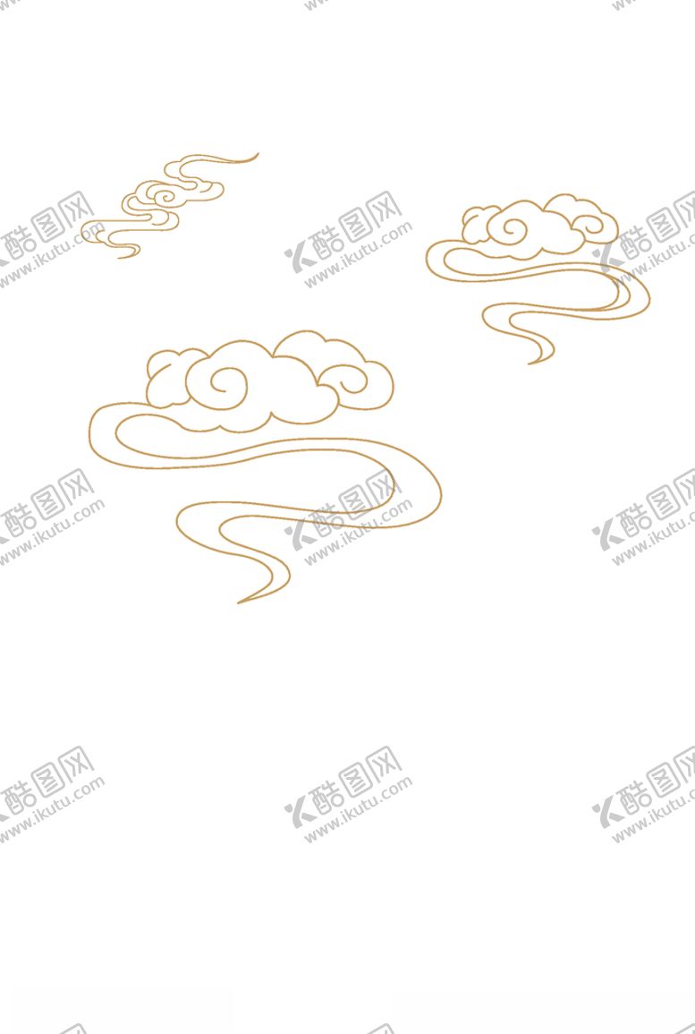 编号：40356010282054089116【酷图网】源文件下载-AI手绘祥云分层