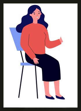 手绘卡通女孩动画动画