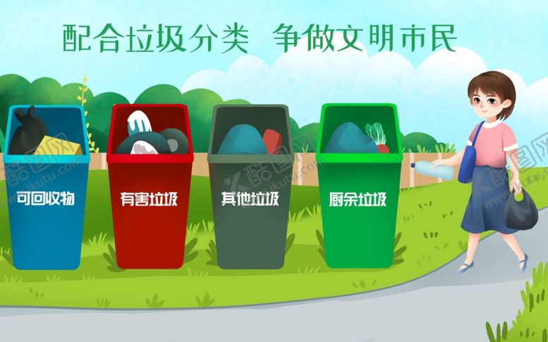 编号：44306409290239552298【酷图网】源文件下载-垃圾分类