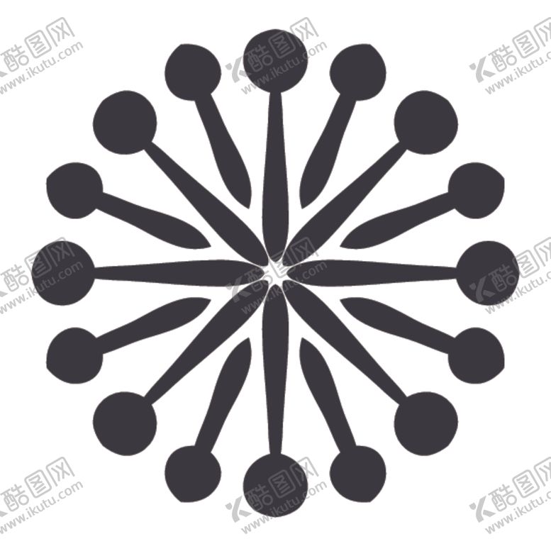 编号：46655810121503044616【酷图网】源文件下载-黑白简约花纹图案设计