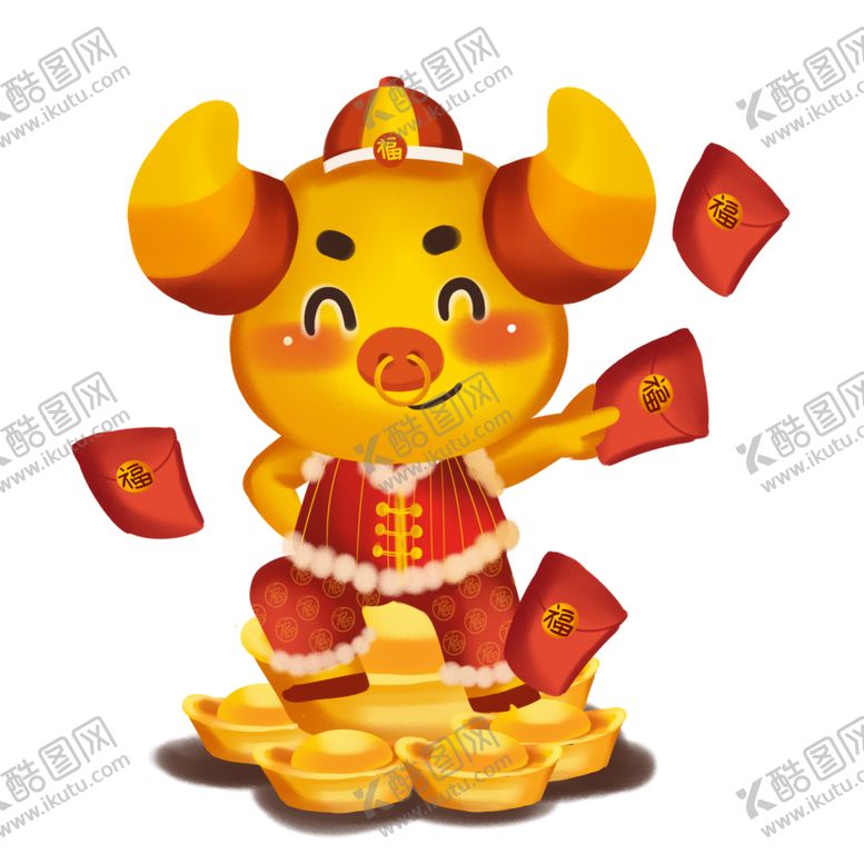 编号：63519205111653559266【酷图网】源文件下载-卡通牛形象