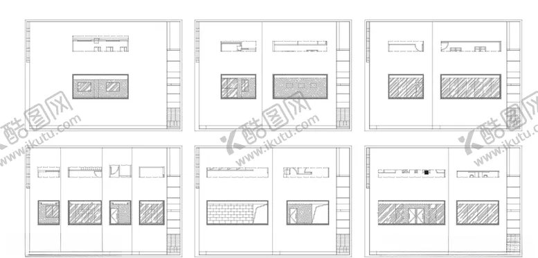 编号：84901906270525435047【酷图网】源文件下载-展厅汽车立面施工图