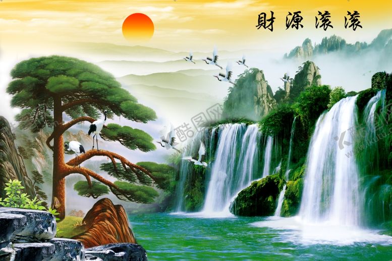 编号：72569610041213426254【酷图网】源文件下载-财源滚滚