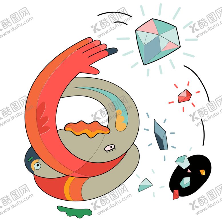 编号：70718810301336473997【酷图网】源文件下载-卡通系列插画图片