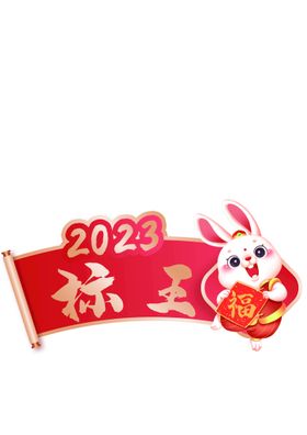 2023兔年标王异形牌