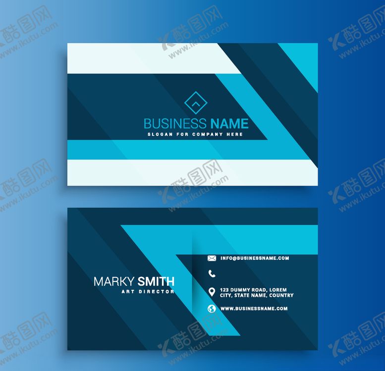 编号：77713010051148301223【酷图网】源文件下载-名片模板