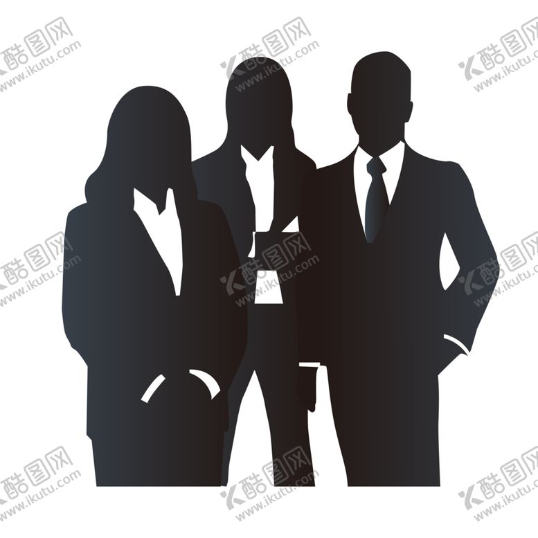 编号：45381505150159259562【酷图网】源文件下载-商务人物剪影