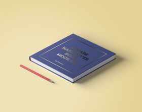 图书样机ps精装广告
