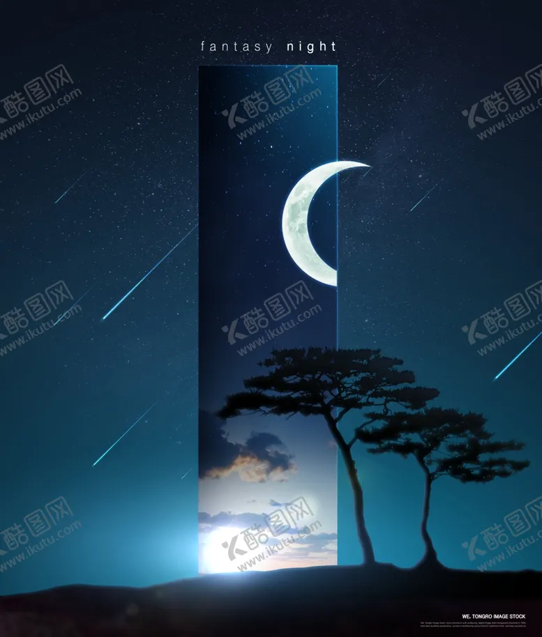 编号：63318602212004053185【酷图网】源文件下载-蓝色月亮