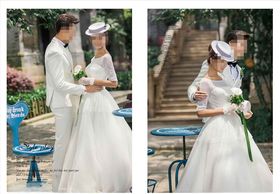 韩国风影楼婚相册模板之游园梦中