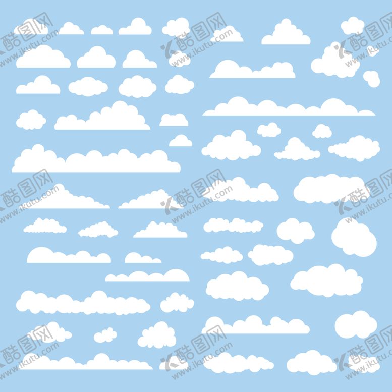 编号：96688504051028566271【酷图网】源文件下载-卡通云朵