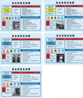 安全风险告知牌