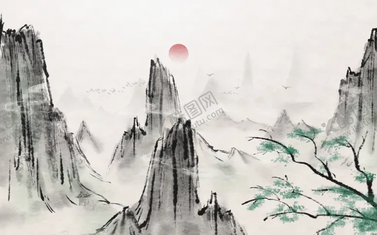 编号：50815102220125245622【酷图网】源文件下载-古风中国风背景