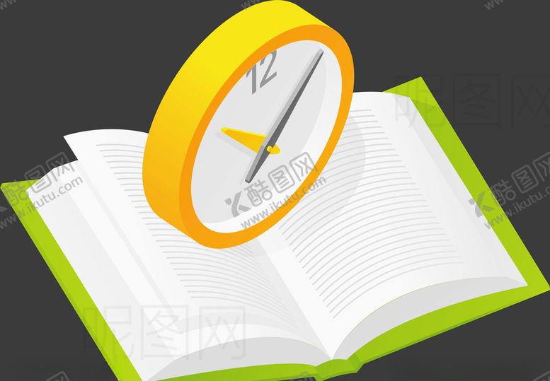 编号：22287810111004435693【酷图网】源文件下载-书本时间