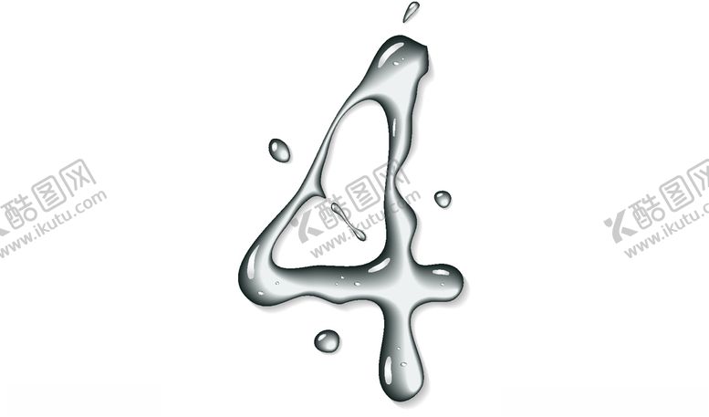 编号：10151710090929233947【酷图网】源文件下载-矢量水花字母