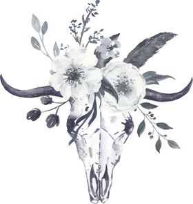 水彩花朵装饰图案