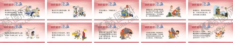 编号：63513602260902201295【酷图网】源文件下载-消防知识漫画