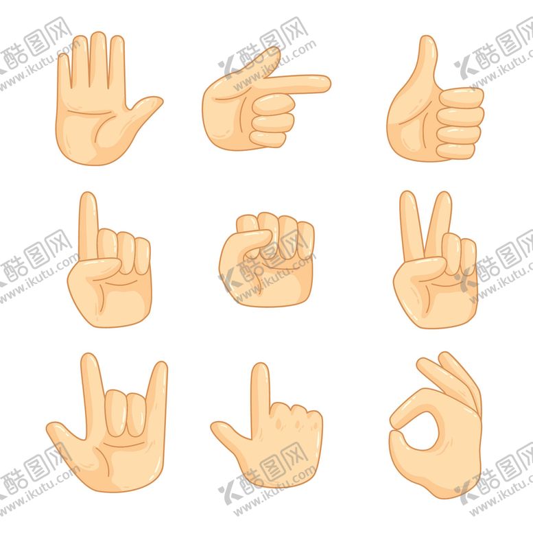 编号：07159809251821139038【酷图网】源文件下载-手势