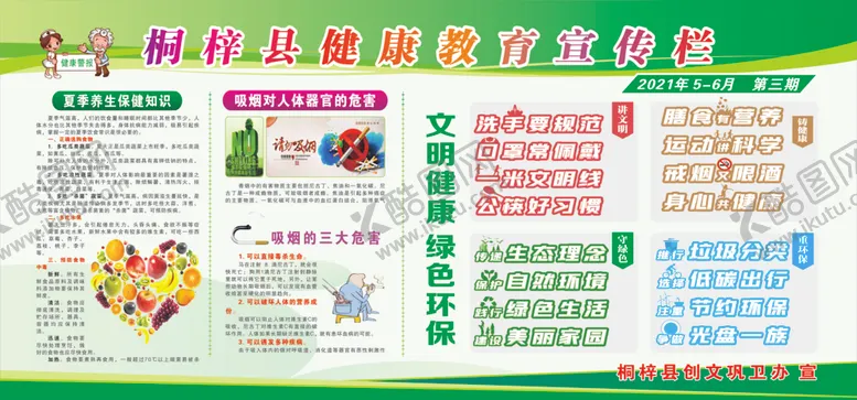 编号：70765912090100443909【酷图网】源文件下载-健康教育宣传栏