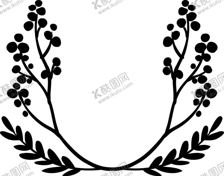 编号：23809106161154484910【酷图网】源文件下载-圆形花环