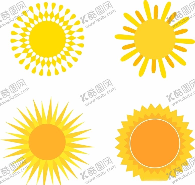 编号：30518305190652068731【酷图网】源文件下载-太阳矢量