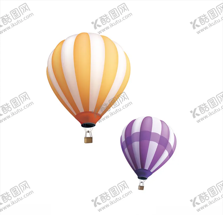 编号：22842907021221322200【酷图网】源文件下载-矢量热气球