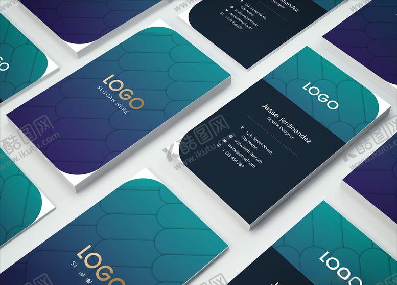 编号：62251809131234354131【酷图网】源文件下载-矢量名片模板